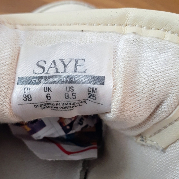 SAYE Model 89 Vegan Unisex Retro Sneakers  Size 8.5 SAYE - Picture 5 of 6